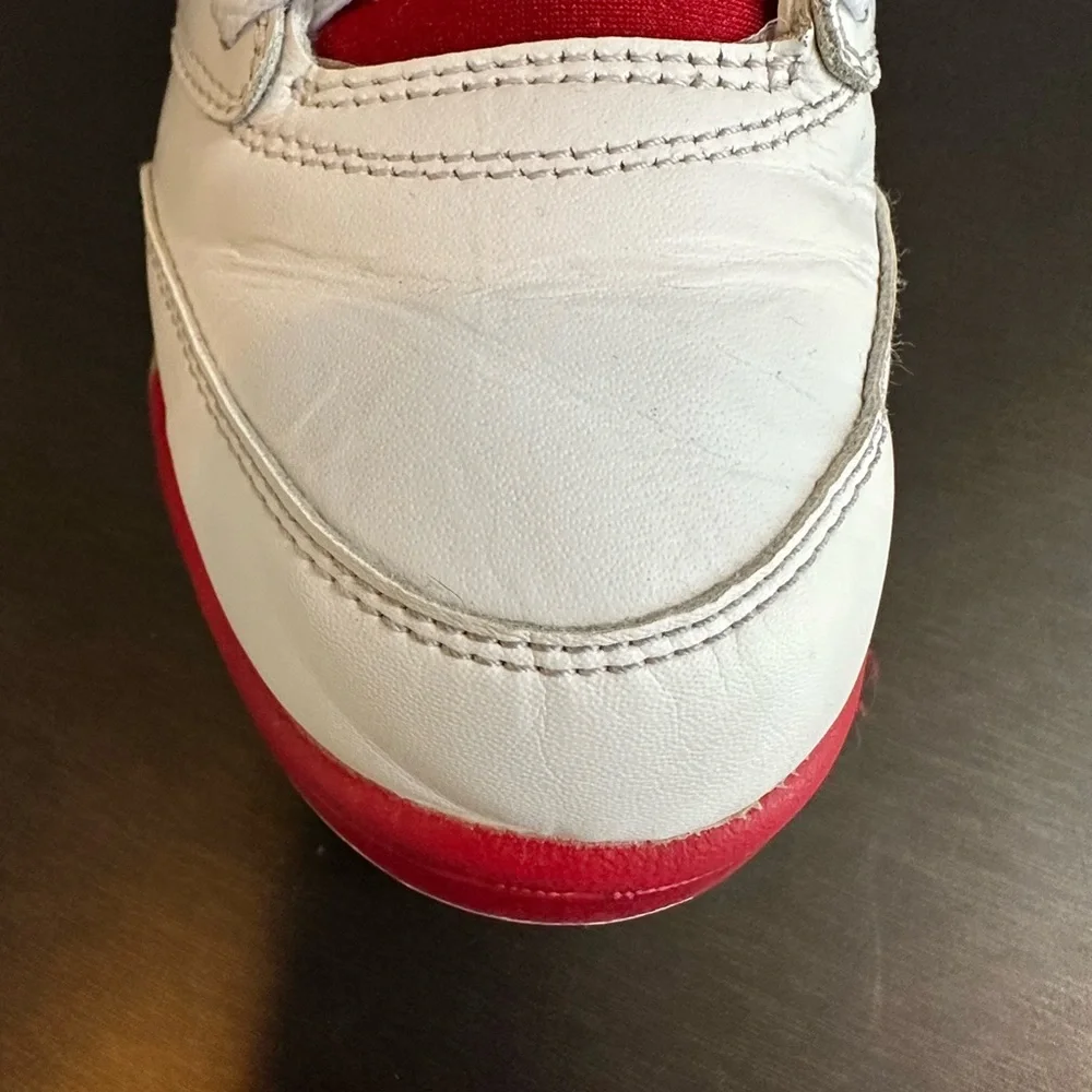 Nike Air Jordan Retro White Pink Red (GS) Size 7Y / W8.5 - 440892-106 - Used